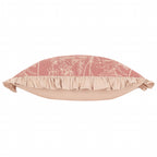 Mae Embroidered Cotton Cushion Petal