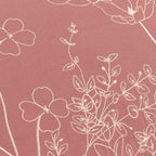 Mae Embroidered Cotton Cushion Petal