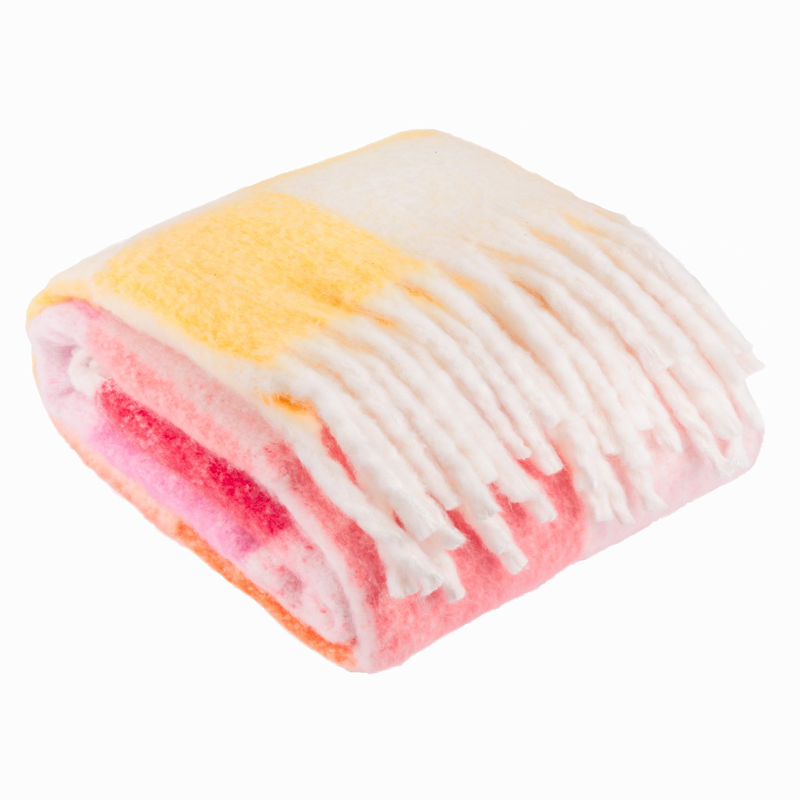 Maisie Checked Tasselled Throw