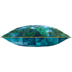 Majorelle Leopard Outdoor Piped Cushion