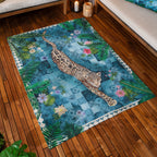 Majorelle Printed Indoor/Outdoor Outdoor Rug