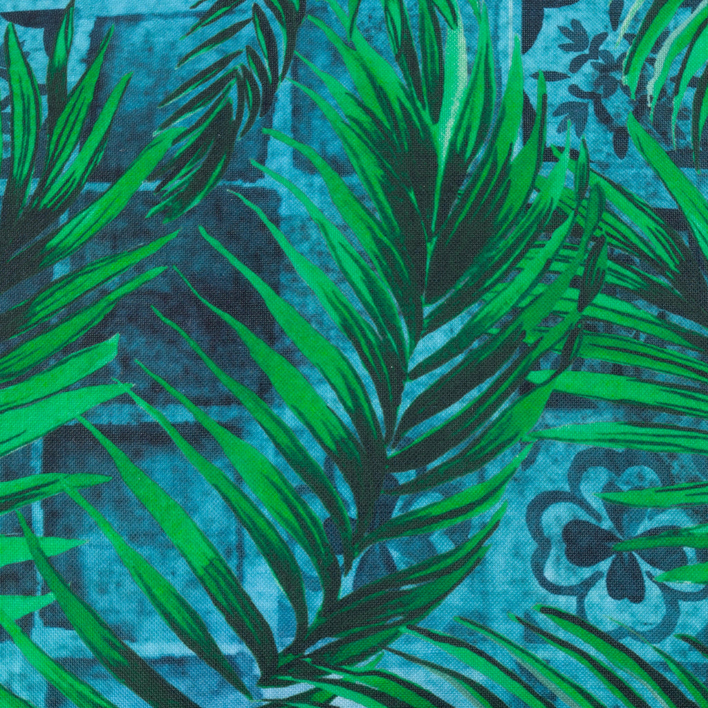 Majorelle Palm Outdoor Cushion