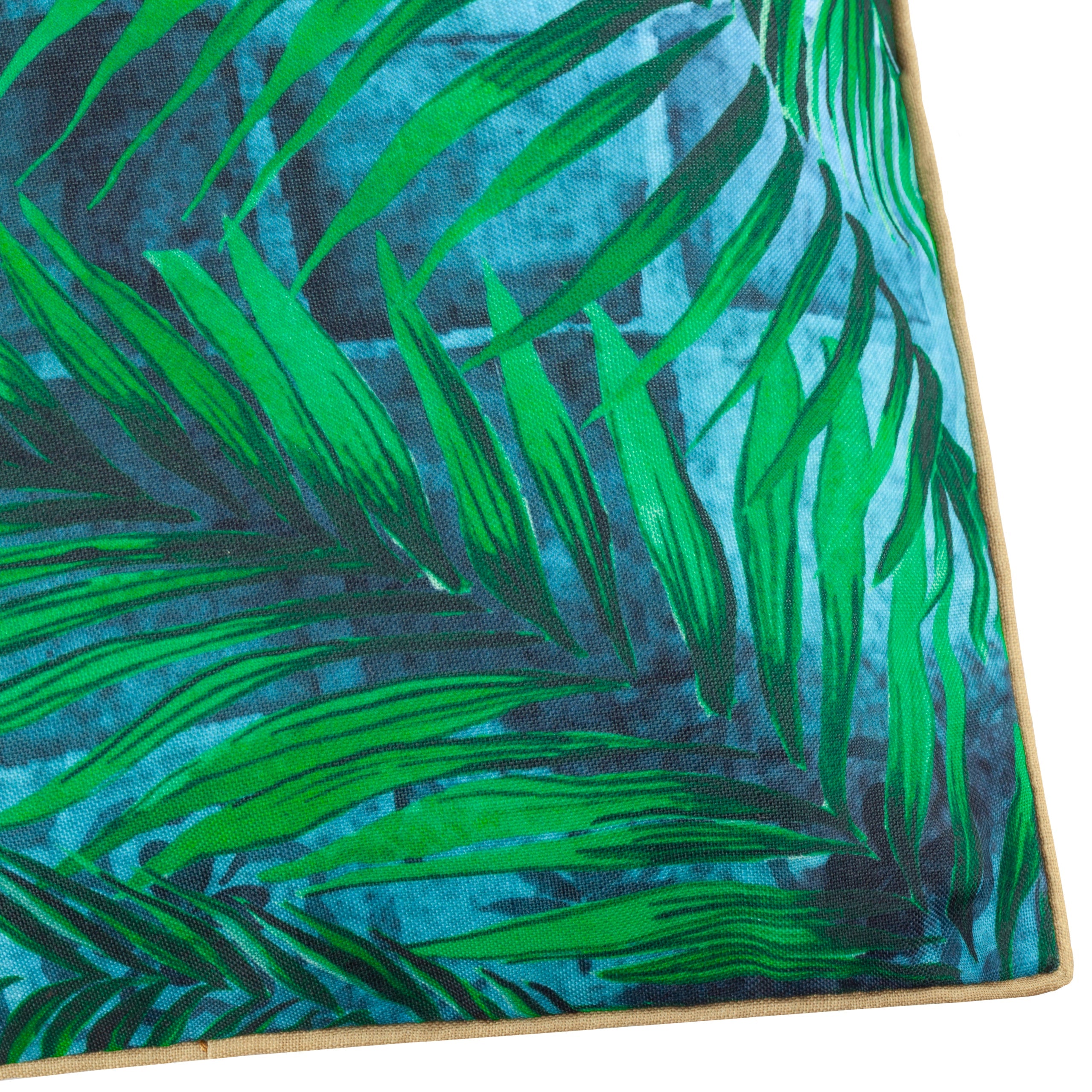 Majorelle Palm Outdoor Cushion