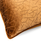 Malans Cut Velvet Piped Cushion
