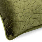 Malans Cut Velvet Piped Cushion