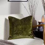 Malans Cut Velvet Piped Cushion