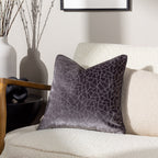 Malans Cut Velvet Piped Cushion