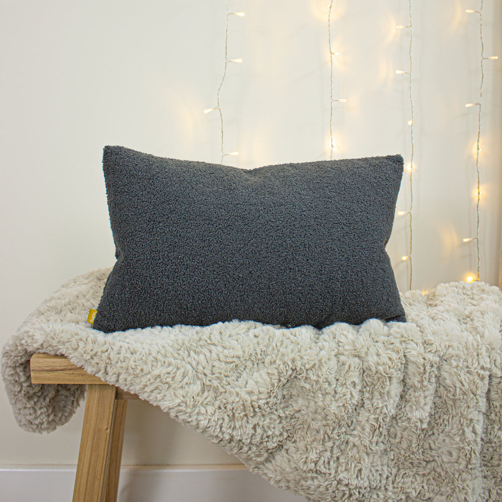 Malham Fleece Rectangular Cushion