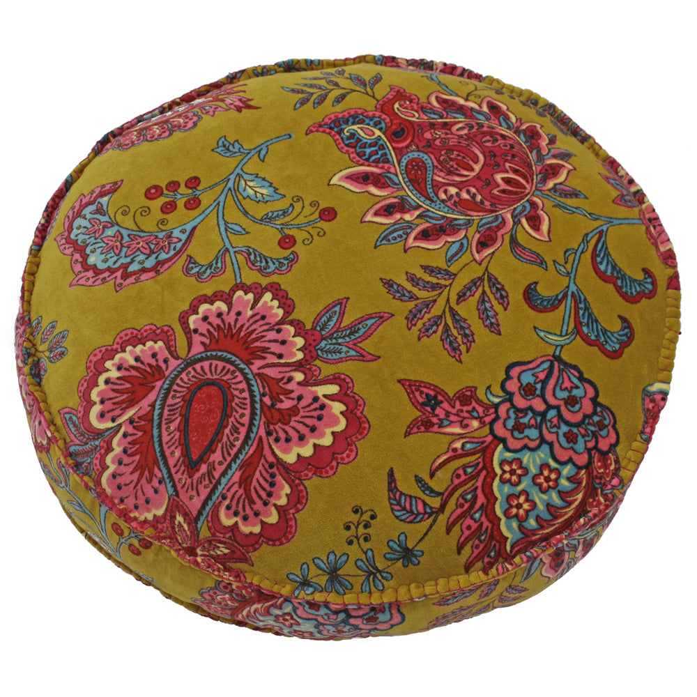 Malisa Paisley Round Cushion