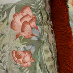 Mangrove Printed Velvet Cushion