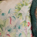 Mangrove Printed Velvet Cushion