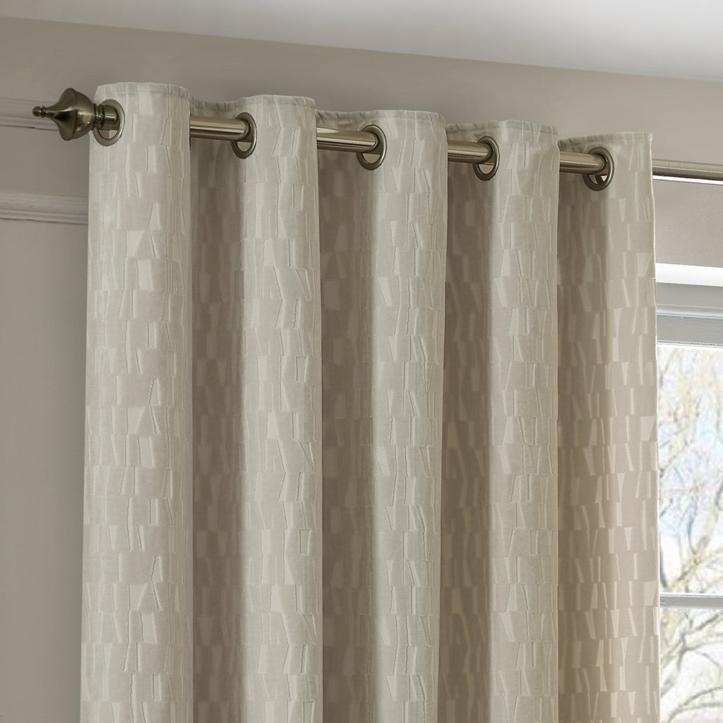 Manhattan Velvet Room Darkening Eyelet Curtains