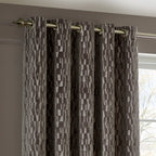 Manhattan Velvet Room Darkening Eyelet Curtains