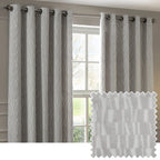 Manhattan Velvet Room Darkening Eyelet Curtains