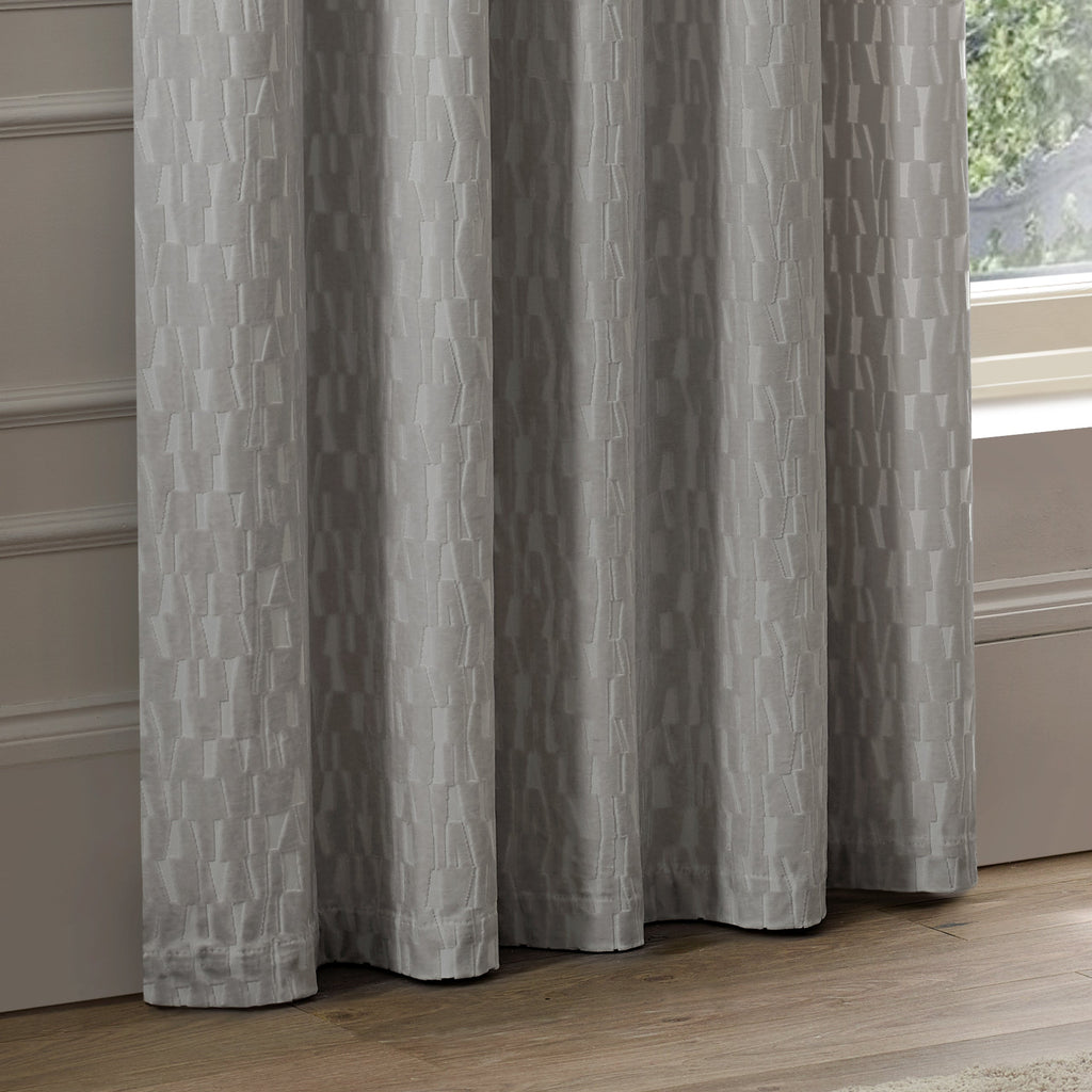 Manhattan Velvet Room Darkening Eyelet Curtains