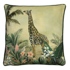 Manyara Giraffe Square Cushion