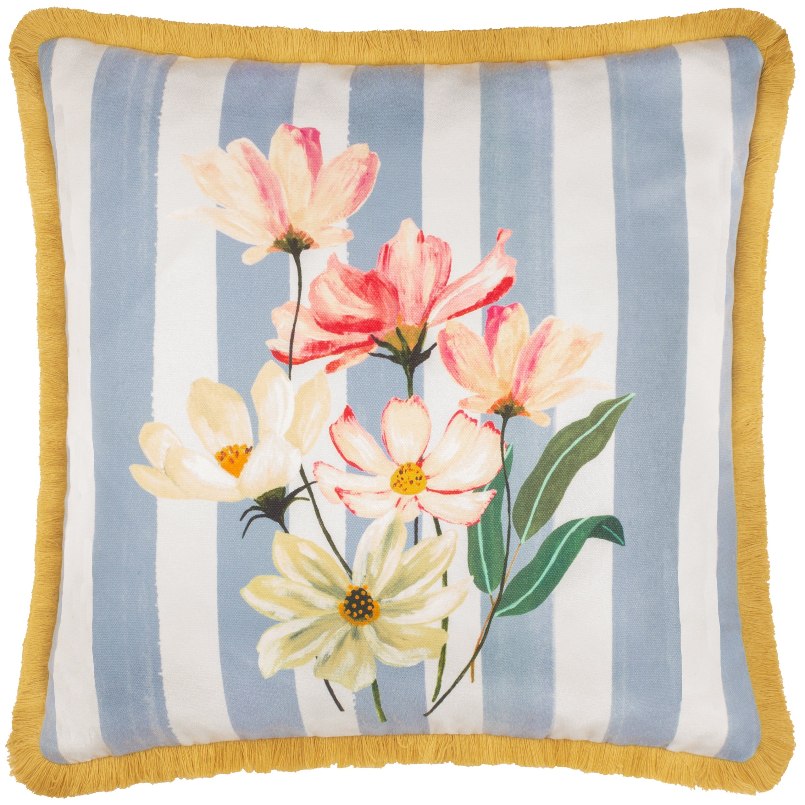 Marais Cosmos Printed Chenille Cushion