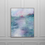 Maree Iris Framed Canvas