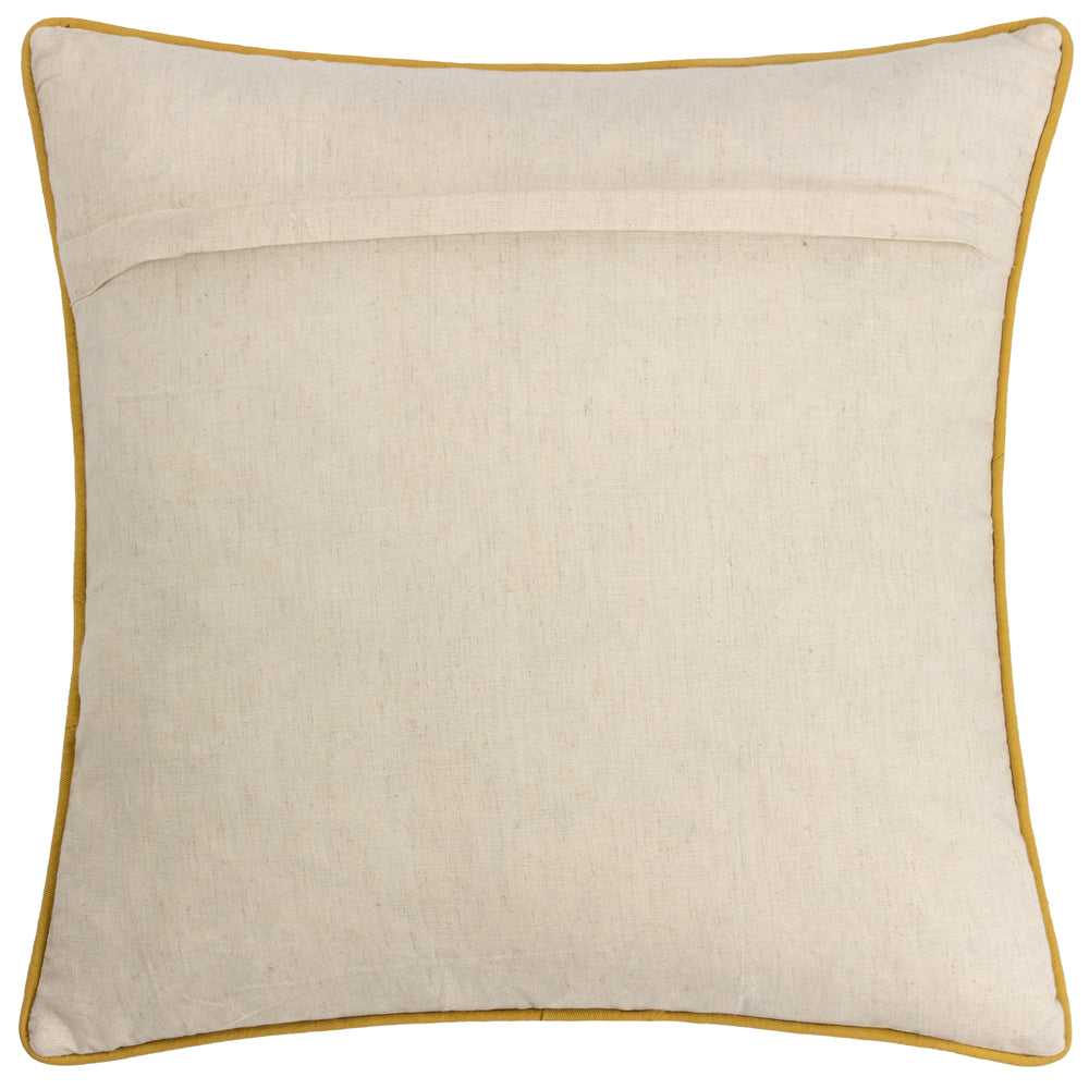 Margo Embroidered Piped Cushion