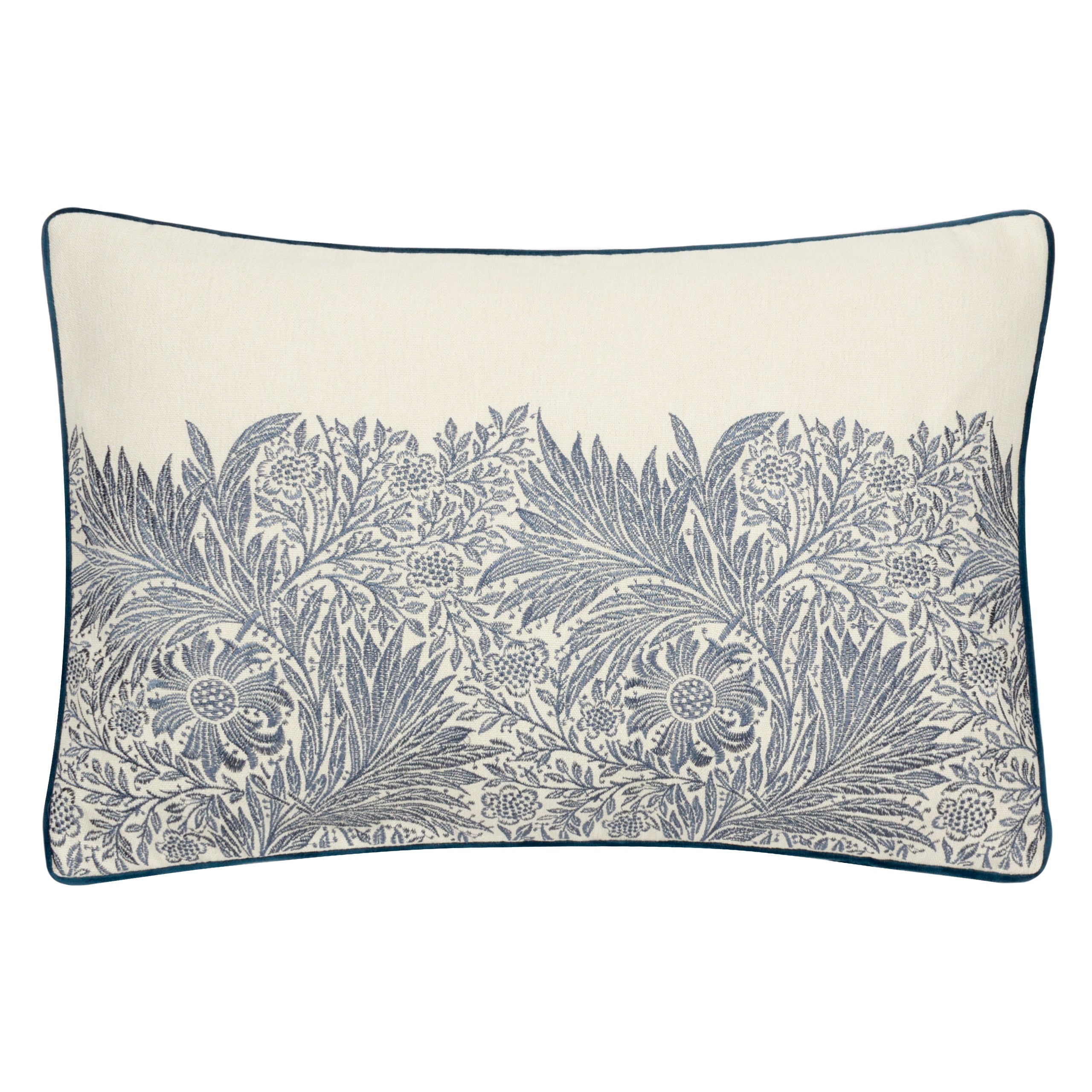 Marigold Embroidered Cushion
