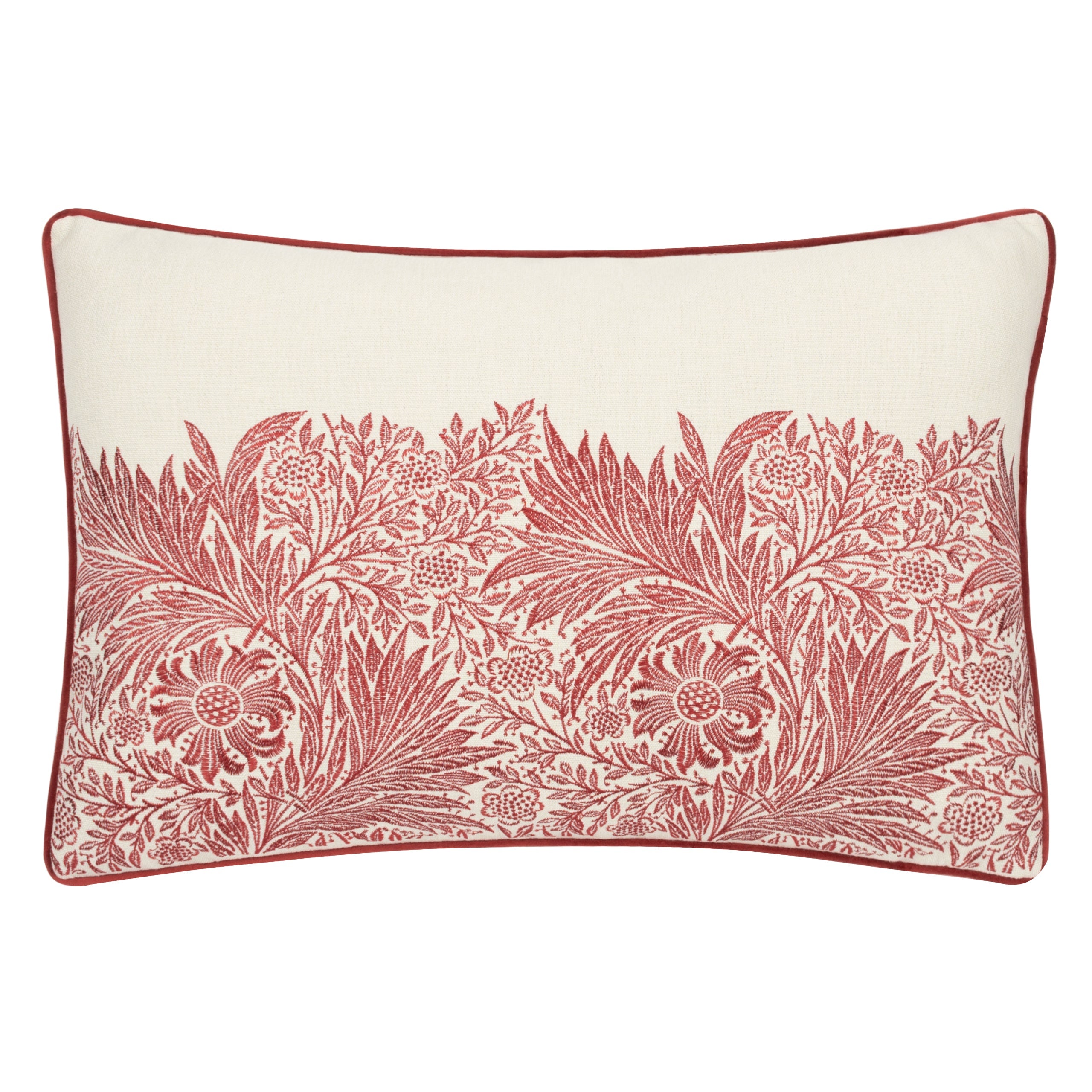 Marigold Embroidered Cushion