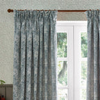 Marigold Floral Jacquard Pencil Pleat Curtains