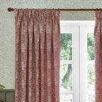 Marigold Floral Jacquard Pencil Pleat Curtains