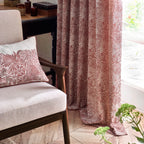 Marigold Floral Jacquard Pencil Pleat Curtains