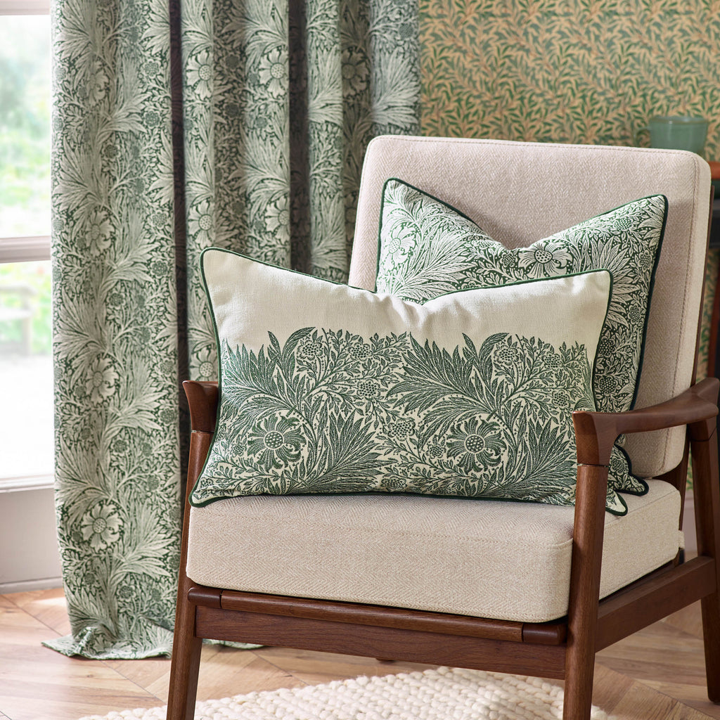 Marigold Piped Jacquard Cushion