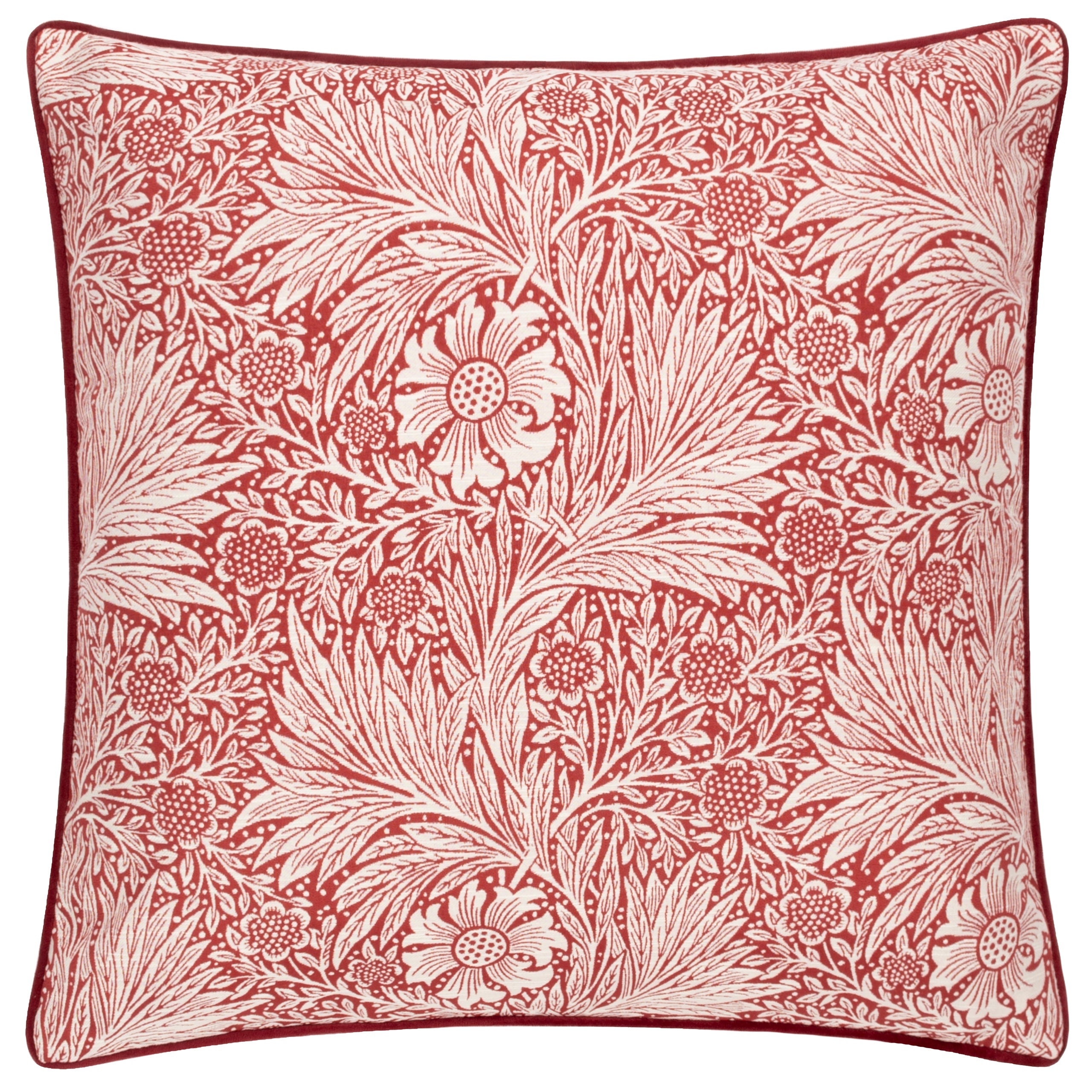 Marigold Piped Jacquard Cushion