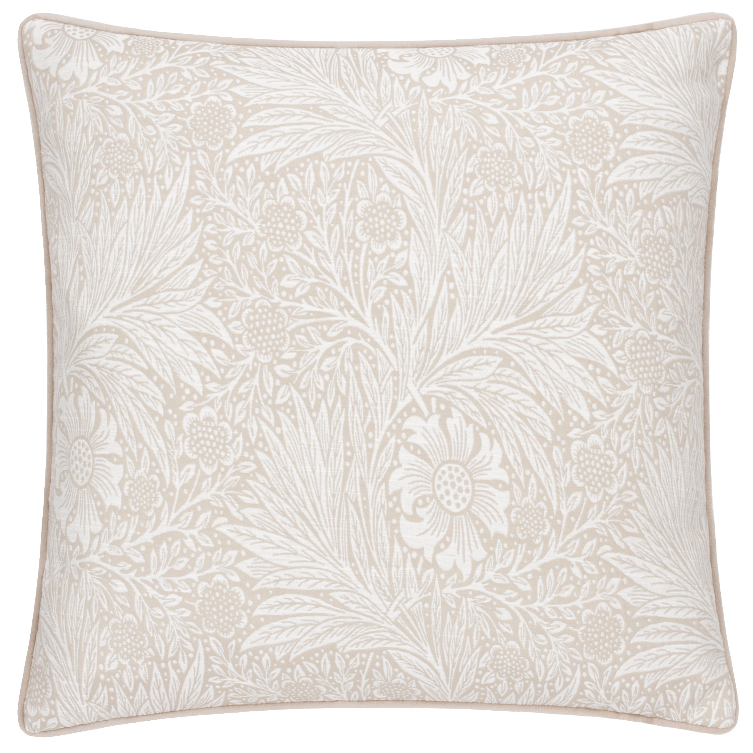 Marigold Piped Jacquard Cushion