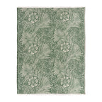 Marigold Jacquard Throw Green