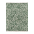 Marigold Jacquard Throw Green