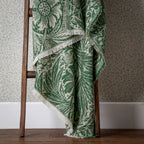 Marigold Jacquard Throw Green