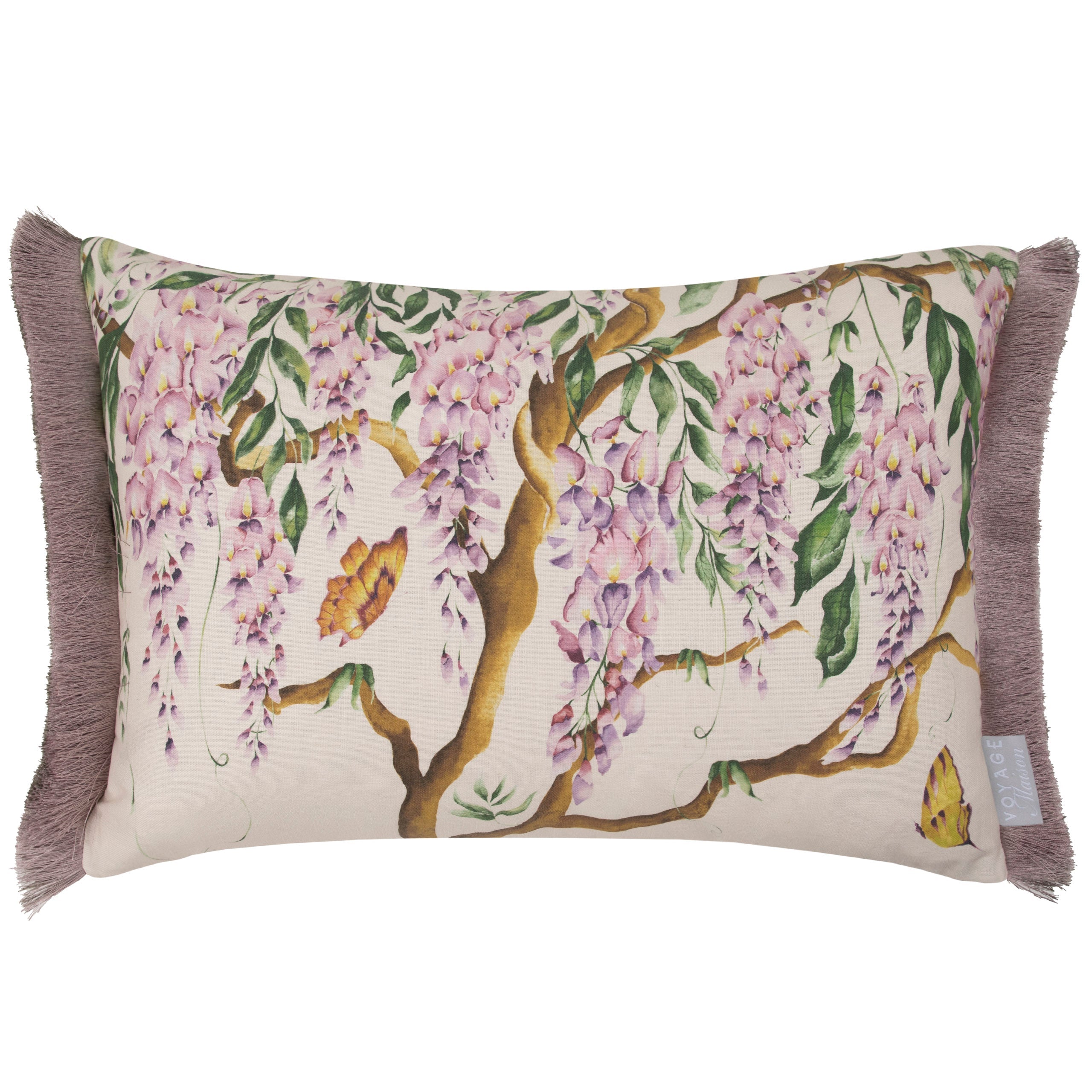 Mariposa Printed Ruched Cushion