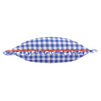 Maude Gingham Reversible Piped Cushion