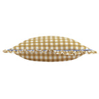 Maude Gingham Reversible Piped Cushion