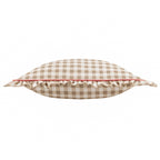 Maude Gingham Reversible Piped Cushion