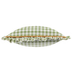 Maude Gingham Reversible Piped Cushion