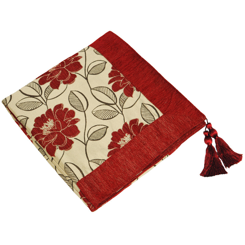 Mayflower Floral Jacquard Throw