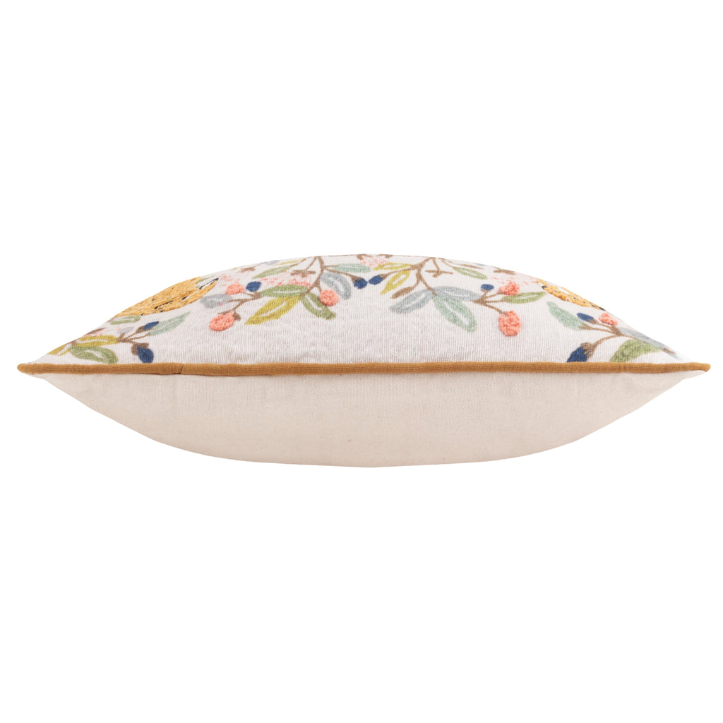 Mirrored Cheetah Embroidered Cushion