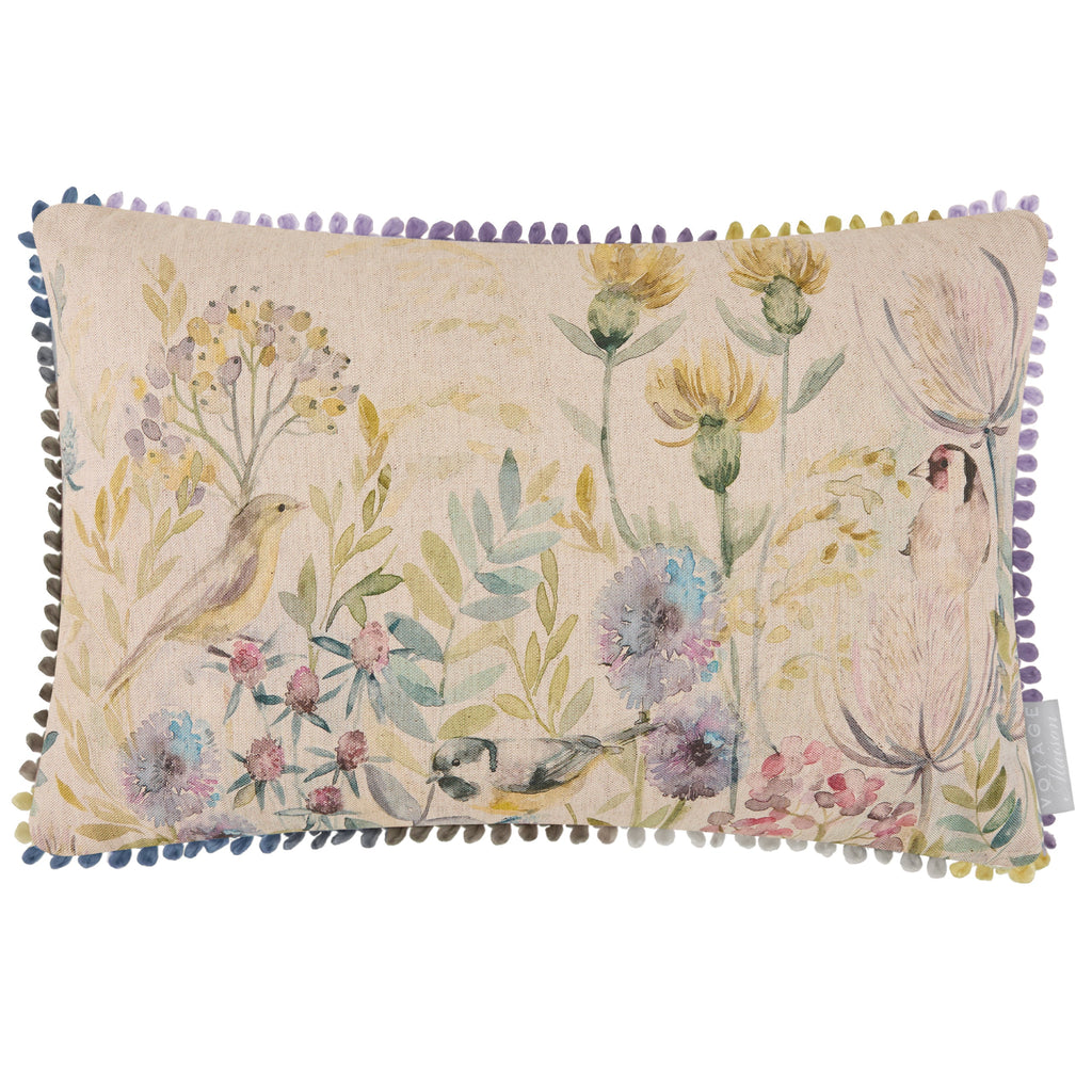 Morning Chorus Printed Rectangular Cushion