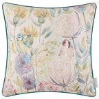 Morning Chorus Printed Square Cushion