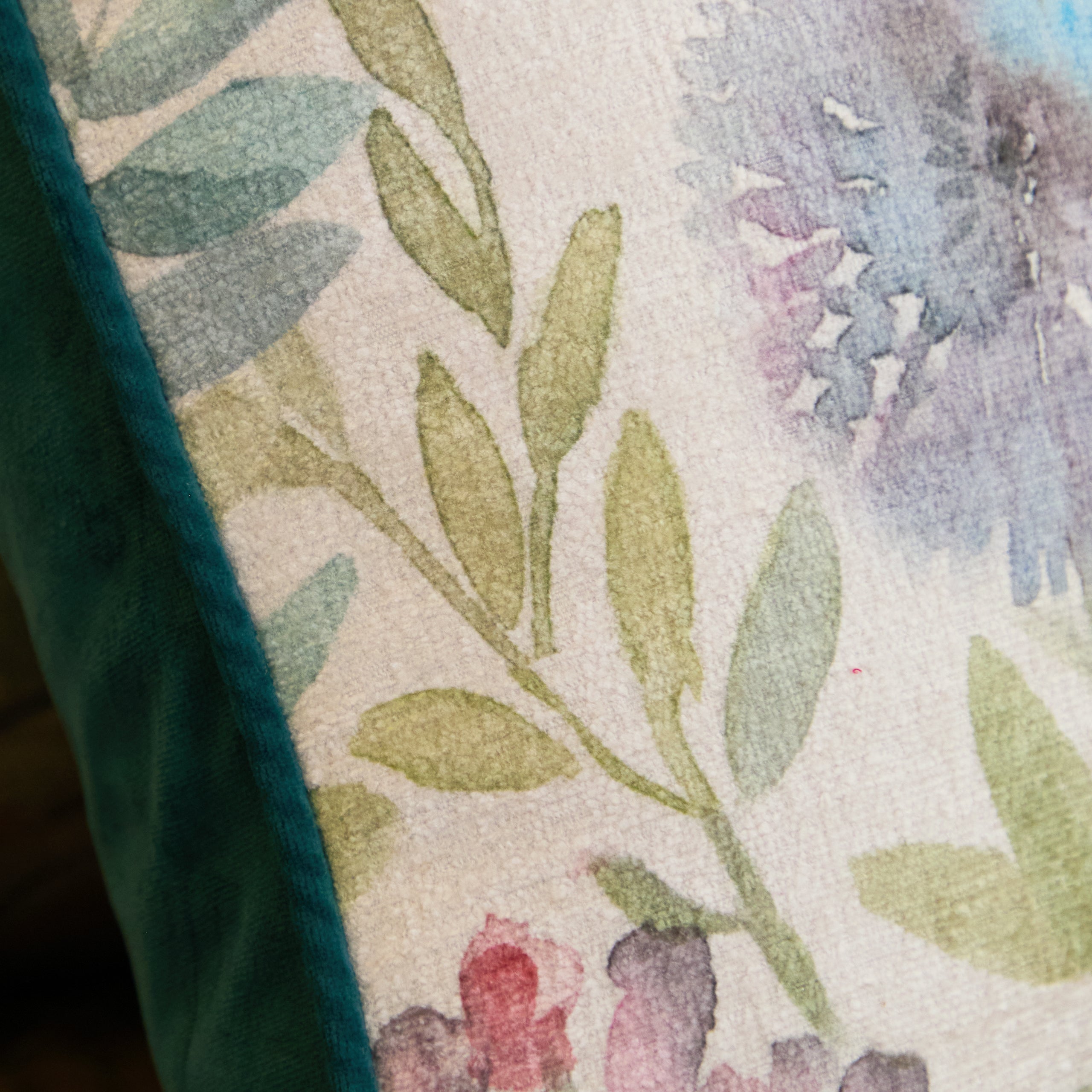 Morning Chorus Printed Square Cushion