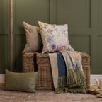 Morning Chorus Printed Square Cushion