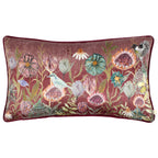 Meadow Bloom Blossom Garden Printed Chenille Cushion