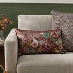 Meadow Bloom Blossom Garden Printed Chenille Cushion