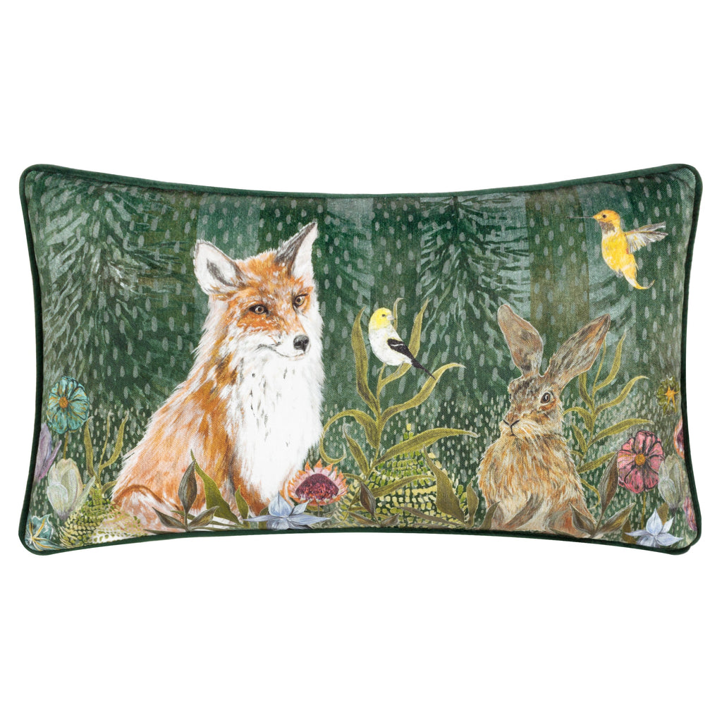 Meadow Bloom Wilds Chenille Piped Cushion
