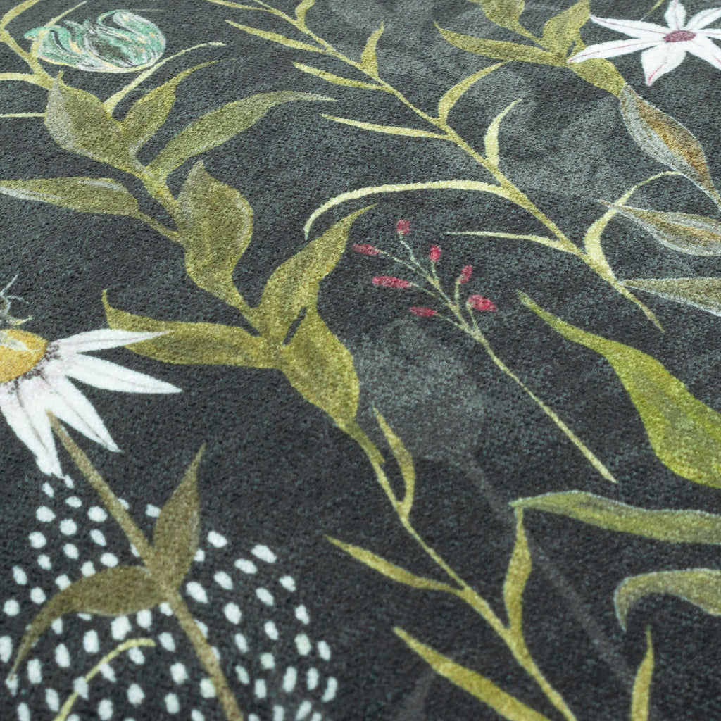 Meadow Bloom Repeat Printed Chenille Cushion