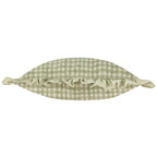 Meadow Haze Embroidered Ruffle Cushion